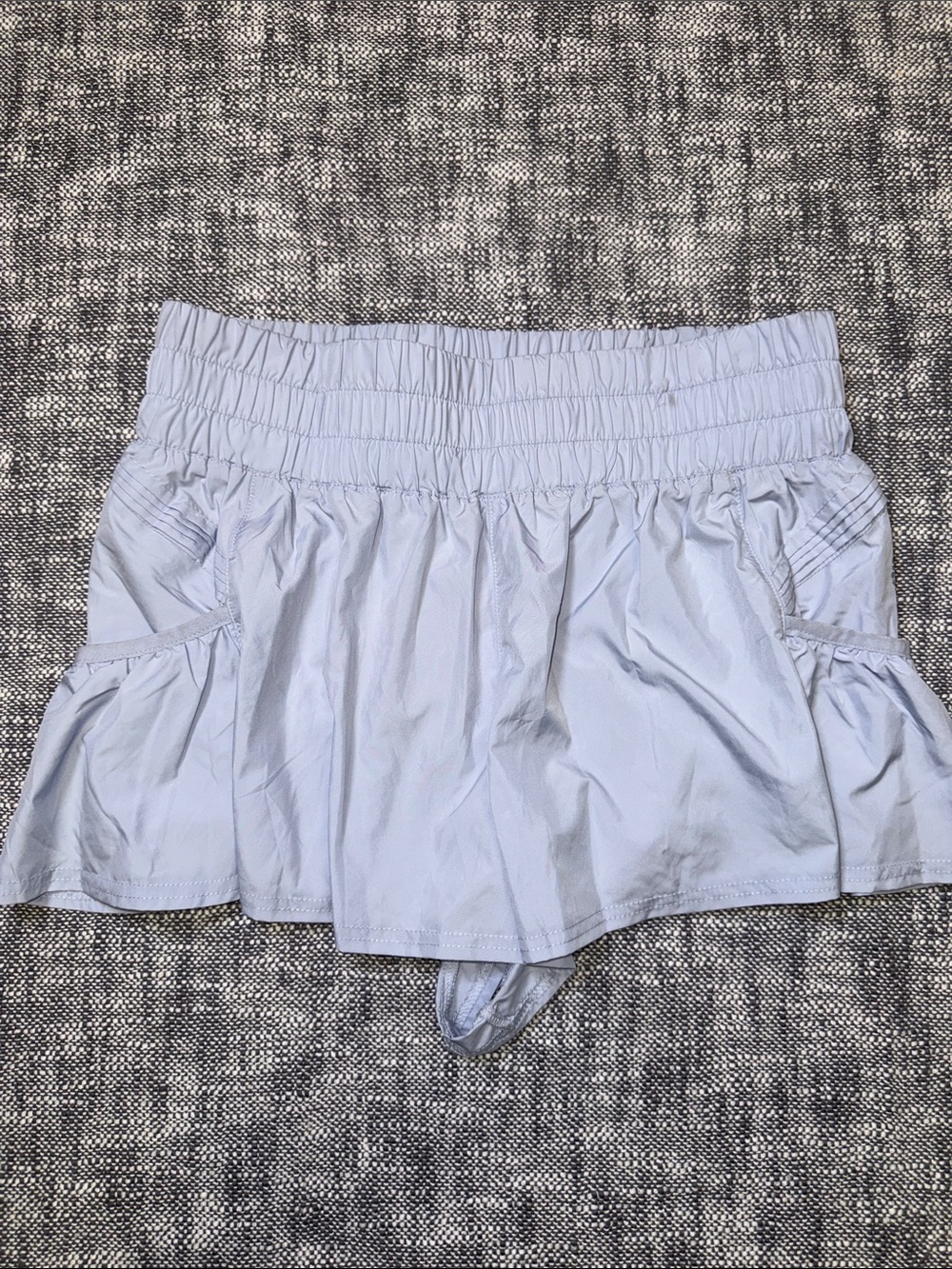 Free people movement shorts M peplum active shorts light purple - Picture 2 of 6
